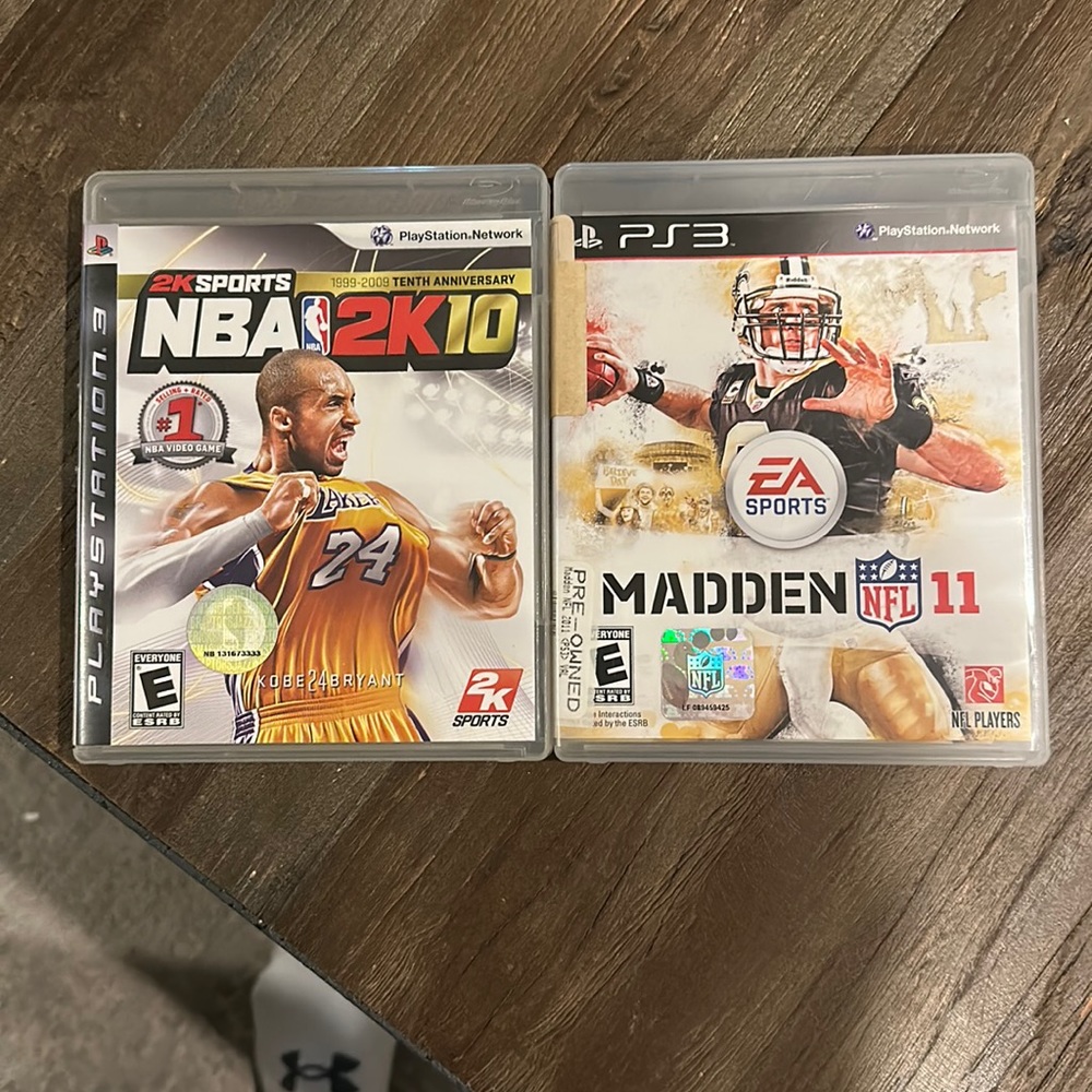 PlayStation 3 Bundle - NBA 2K10 and Madden 11
